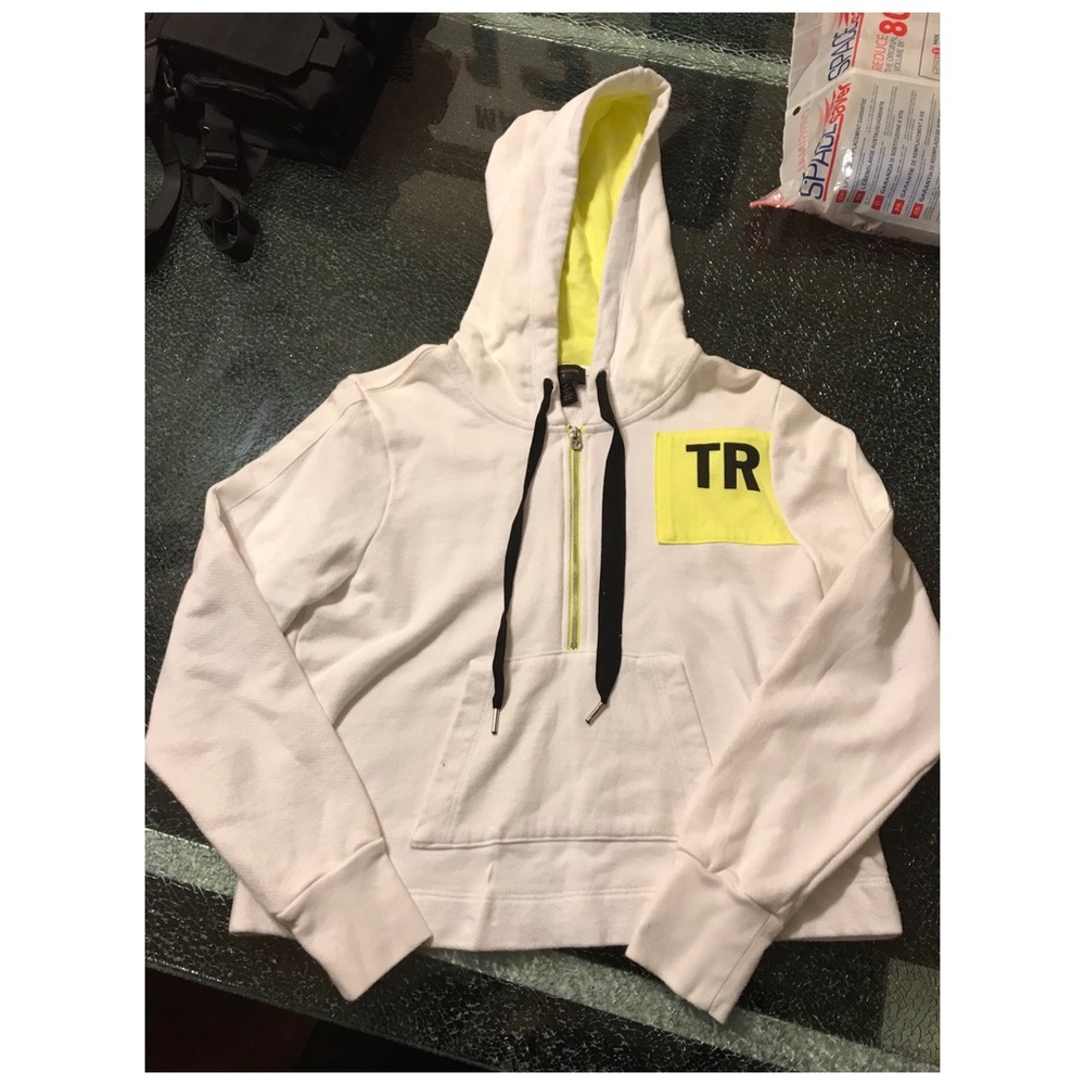 True religion cropped hoodie